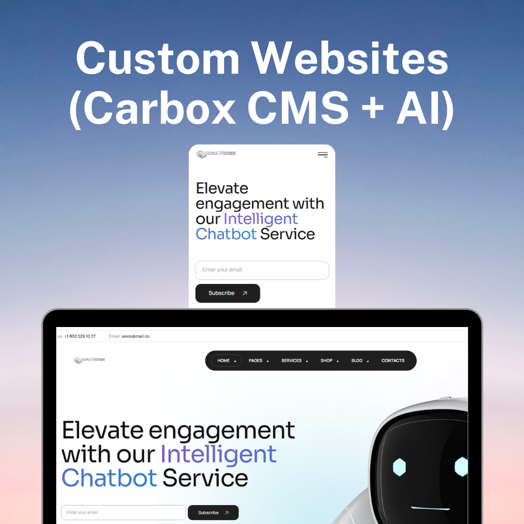 Custom Websites (Carbox CMS + AI)